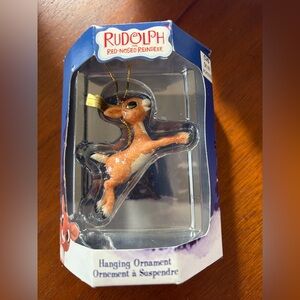 Vintage Christmas 2003 Enesco Rudolph the Red-Nosed Reindeer Clarice  Ornament.